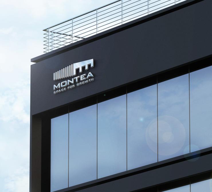 Montea Logo wall