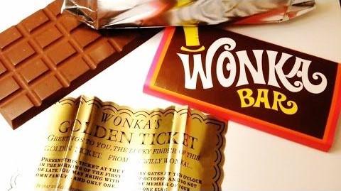 Willy Wonka chocolade bars